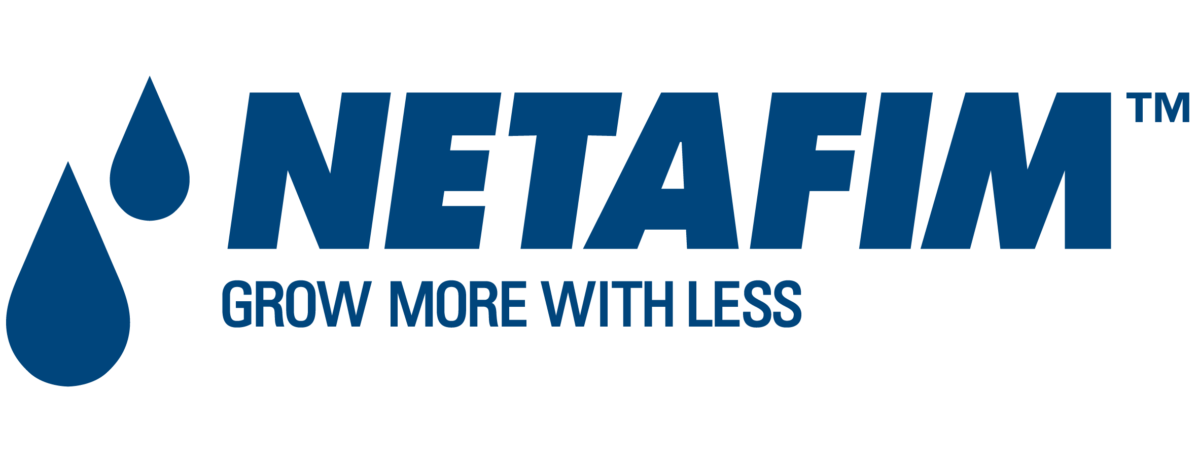 NETAFIM Logo - with Tagline - Blue copy